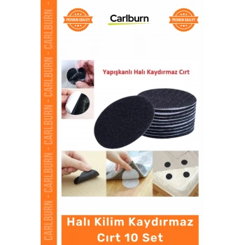 Özel Üretim Yıkanabilir Tekrar Kullanılabilir 5cm Güçlü Köşe Tutucu Halı Kilim Kaydırmaz Cırt 10 Set