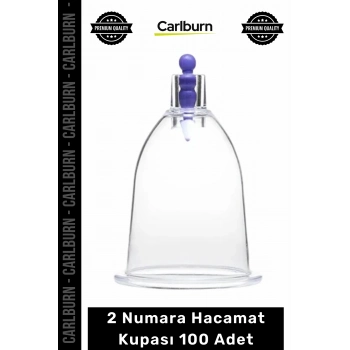 Özel Üretim Pürüzsüz Kenarlı Hijyenik Kaliteli Ekonomik Paket Tıbbi Malzeme 2 Numara Hacamat Kupası