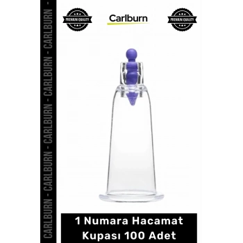 #Hacamat Steril Pürüzsüz Hijyenik Sülük Tedavisi Lokal Uygulama 1 Numara Hacamat Kupası 100 Adet