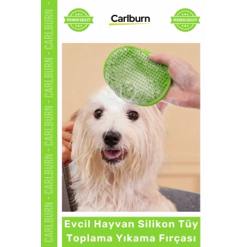 #PetshopKedi Köpek Masaj Etkili Tüy Alıcı Tarak Evcil Hayvan Silikon Tüy Toplama Yıkama Fırçası
