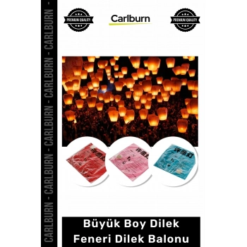 Romantik Düğün Nişan Kutlama Organizasyon Malzemesi Büyük Boy Dilek Feneri Dilek Balonu 1 Adet