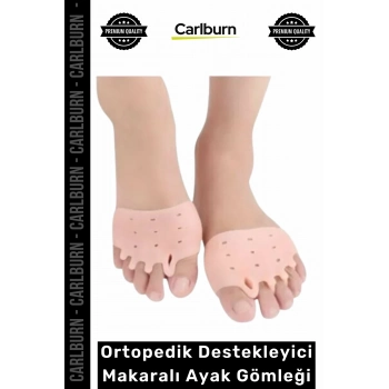 Özel Üretim Halluks Valgus Parmak Düzeltici Silikon Ortopedik Destekleyici Makaralı Ayak Gömleği