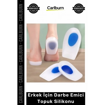 Özel Üretim Konfor Pedi Mavi Destek Bölgesi Yumuşak Ortopedik Erkek İçin Darbe Emici Topuk Silikonu