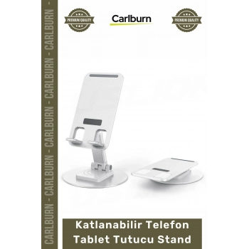 Özel Üretim 360 Derece Döner Mekanizma Portatif Kaymaz Katlanabilir Telefon Tablet Tutucu Stand