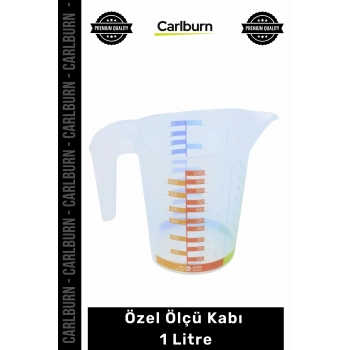 #ÖlçüKabı Sağlığa Dost Plastik Dayanıklı 1 Litre Hassas Çoklu Ölçüm Pratik Özel Ölçü Kabı