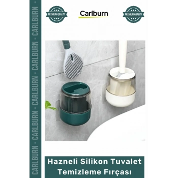 Özel Üretim Antibakteriyel Deterjan Haznesi Modern Duvar Hazneli Silikon Tuvalet Temizleme Fırçası