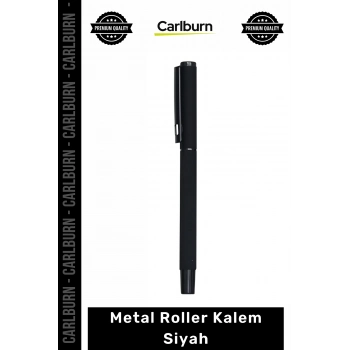 Özel Üretim Lüks Promosyon Kurumsal Ofis Hediyelik Şık Tasarım Kaliteli Metal Roller Kalem Siyah