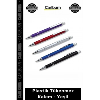 #Kalem Promosyon Logo Baskılı Kurumsal Ekonomik Kaliteli Ofis Okul Plastik Tükenmez Kalem Yeşil