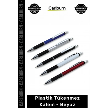 Özel Üretim Promosyon Logolu Kaliteli Kurumsal Baskılı Tasarım Hızlı Plastik Tükenmez Kalem Beyaz