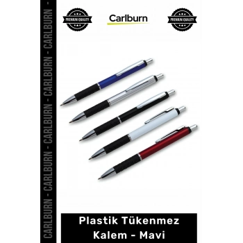 Özel Üretim Logo Baskılı Promosyon Kurumsal Ofis Kırtasiye Okul Şık Plastik Tükenmez Kalem Mavi