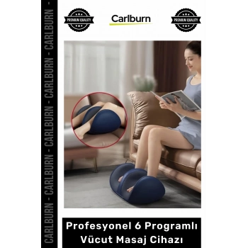 Özel Üretim Ayak Bacak Isı Terapili Ergonomik Kumandalı Profesyonel 6 Programlı Vücut Masaj Cihazı