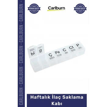 Özel Üretim Kompakt Tasarım Günlük Bölmeli Haftalık İlaç Saklama Kabı – Düzenli Pratik Kullanım