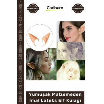 Özel Üretim Kostüm Aksesuar Cosplay Parti Gerçekçi Yumuşak Malzemeden İmal Lateks Elf Kulağı 1 Çift