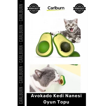 Özel Üretim Diş Temizleyici Stres Giderici Doğal Catnip Sağlıklı Hijyen Avokado Kedi Nanesi Oyun Top
