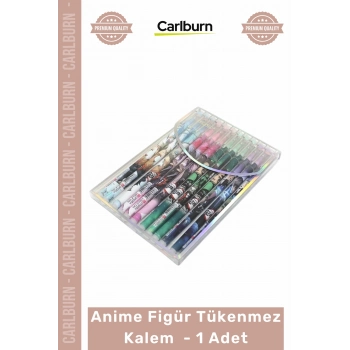 Özel Üretim Kaliteli Anime Model 6 Tasarım Hediye Kırtasiye Okul Ofis Anime Figür Tükenmez Kalem