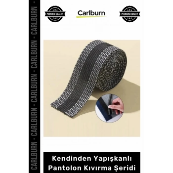 Özel Üretim Pratik Paça Kısaltma Ütüyle Yapışan Bant Kendinden Yapışkanlı Pantolon Kıvırma Şeridi
