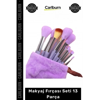 #MakyajSeti Yumuşak Kıl Hızlı Kuruma Özellikli Profesyonel Kozmetik Makyaj Fırçası Seti 13 Parça