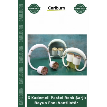 #BoyunFanıTaşınabilir USB Sessiz Mini Soğutucu Ergonomik 3 Kademeli Şarjlı Boyun Fanı Vantilatör