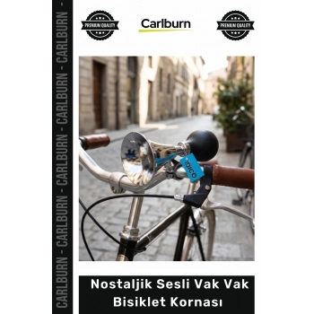 #Korna Krom Kaplama Mekanik Havalı Emniyetli Gidon Uyumlu Nostaljik Sesli Vak Vak Bisiklet Kornası