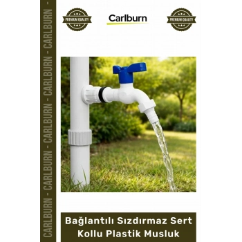 #Musluk Bahçe Balkon Dış Mekan Çeyrek Tur Aç Kapa Hortum Bağlantılı Sızdırmaz Sert Kollu Plastik Musluk