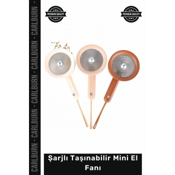 #Vantilatör 3 Kademeli Hız Ayarlı Kompakt Tasarım Güçlü Hava Akımı Şarjlı Taşınabilir Mini El Fanı