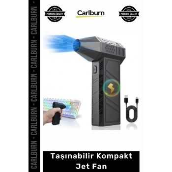Özel Üretim Güçlü 130000 RPM Motorlu Şarjlı El Tipi Mini Hava Üfleyici Taşınabilir Kompakt Jet Fan