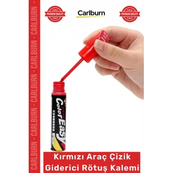 #RötuşKalem Profesyonel Kaporta Boyası Kaliteli Pratik Hızlı Kırmızı Araç Çizik Giderici Rötuş Kalem