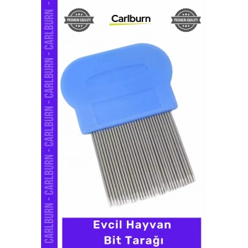 #Petshop Profesyonel Tasarım Metal Dişli Saç Derisi Dostu Kaymaz Saplı Hijyenik Sağlıklı Bit Tarağı