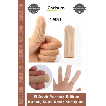 Özel Üretim Ortopedik Jel Destekleyici Konforlu El Ayak Parmak Silikon Kumaş Kaplı Nasır Koruyucu