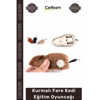 #Petshop İnteraktif Hareketli Mekanik Avcılık İçgüdü Geliştiren Kurmalı Fare Kedi Eğitim Oyuncağı