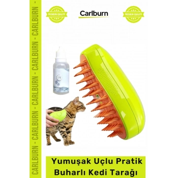 Özel Üretim Masaj Yapan Şarjlı Tüy Toplayıcı Kıl Temizleyici Yumuşak Uçlu Pratik Buharlı Kedi Tarağı
