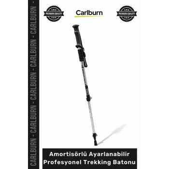 #Baston Alüminyum Hafif Teleskopik Anti Shock Amortisörlü Ayarlanabilir Profesyonel Trekking Baston