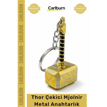 Özel Üretim Karakter Figür Hediye Koleksiyon Thor Çekici Mjolnir Metal Anahtarlık