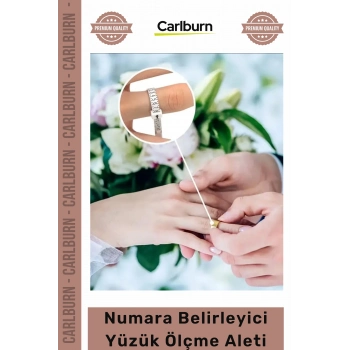 Hassas Ayarlanabilir Profesyonel Parmak Ölçü Rehberi Standart Numara Belirleyici Yüzük Ölçme Aleti
