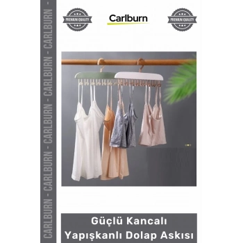 Özel Üretim Mutfak Banyo Kapı Arkası Düzenleyici Pratik Güçlü Kancalı Yapışkanlı Dolap Askısı