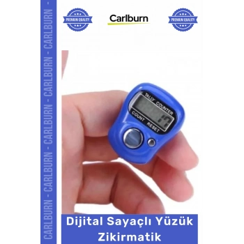 Özel Üretim Dijital Sayaçlı Ayarlanabilir Silikon Kayışlı Ergonomik Taşınabilir Sayaç Yüzük Zikirmatik