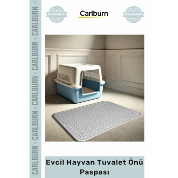 Özel Üretim Kaymaz PVC Yıkanabilir Kedi Köpek Kum Tutucu Hijyenik Evcil Hayvan Tuvalet Önü Paspası