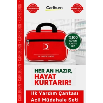 #İlkYardımSeti Medikal Araç Ev Ofis Kompakt Taşınabilir Medikal İlk Yardım Çantası Acil Müdahale Seti