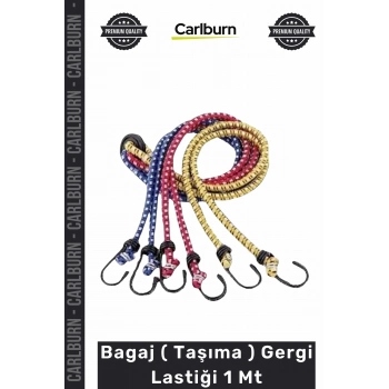 #Gergi Sağlam Esnek Kancalı Motor Bisiklet Araba Yük Sabitleme Bagaj Taşıma Gergi Lastiği 1 Mt