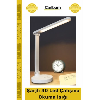 #MasaLambası Şarjlı 40 Led Çalışma Okuma Işığı Kademeli Masa Lambası Ayarlanabilir Renk Tonu Ve Parlaklık