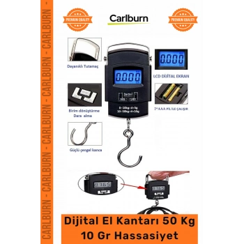 #Tartı Hassas Ölçüm Işıklı Daralı Lcd Ekran Elektronik Dijital El Kantarı 50 Kg Terazi Tartı 10 Gr Hassasiyet