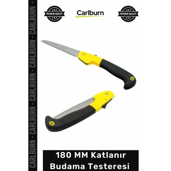 #Testere Profesyonel Çelik Keskin Portatif Ergonomik 180 MM Katlanır Budama Testeresi Çakı Tipi