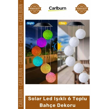 #Solar Peyzaj Aydınlatma Dekoratif Dış Mekan Solar Led Işıklı 6 Toplu Bahçe Dekoru Renkli Işık