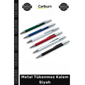 #Kalem Kurumsal Hediye Lüks Mat Tasarım Şık Kaliteli Ofis Gereci Metal Tükenmez Kalem Siyah