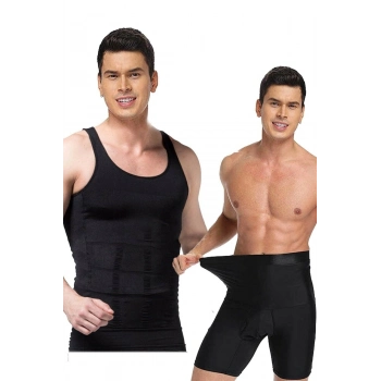 2li Set Erkek Korse Atlet Ve Boxer Korse | Erkek Korse Seti