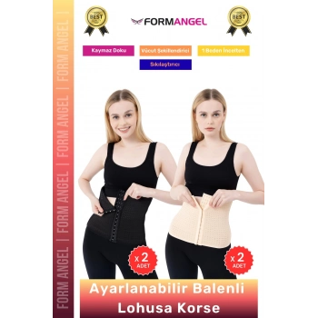 #Korse Yeni Doğum Sonrası Balenli Ayarlanabilir Lohusa Hamile Toparlayıcı Bel Korse 4lü Set