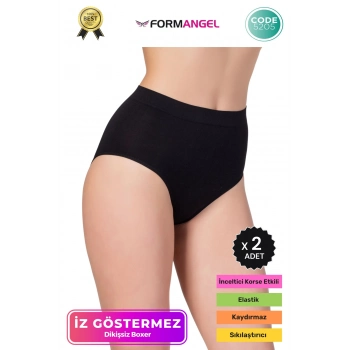#BatoKorse Seamless Karın Toparlayıcı Sıkılaştırıcı Kadın Dikişsiz Yüksek Bel Bato Korse - 2 Adet