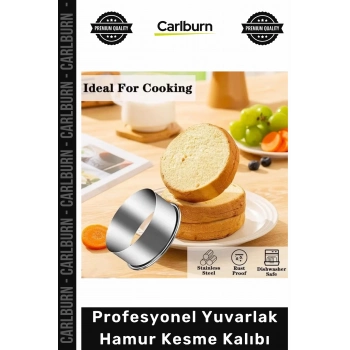 #Kalıp Paslanmaz Çelik Mantı Kurabiye Donut Kesici 75 cm Profesyonel Yuvarlak Hamur Kesme Kalıbı