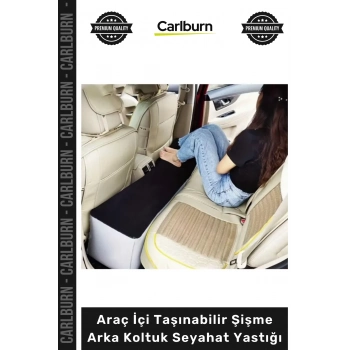 Özel Üretim Konforlu Bacak Dinlendirme SUV Araç İçi Taşınabilir Şişme Arka Koltuk Seyahat Yastığı