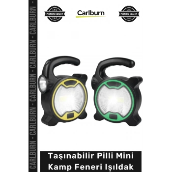 Özel Üretim COB LED Aydınlatma Outdoor Acil Durum Pratik Hafif Taşınabilir Pilli Mini Kamp Feneri Işıldak